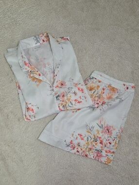 Women's Seline Lounge Floral Print Pajama Set Sz Medium
